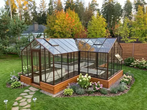 Теплица АЛЬФА с тамбуром 3.0