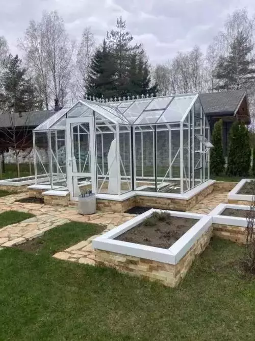 Теплица Botanik T Standard с минитамбуром и комплектом поворотных дверей Ботаник