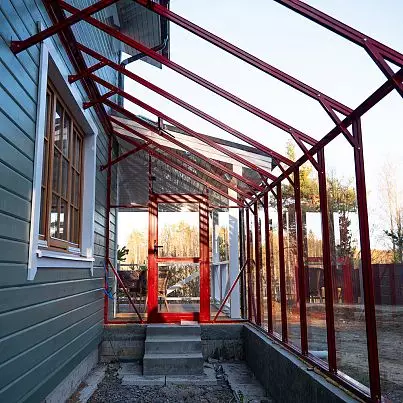 Теплица Пристенная ЭКОНИКА