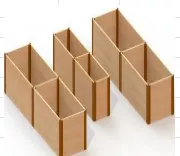 Комплект прямых грядок в теплицу Botanik Maximum Ботаник 