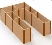 Комплект П-образных грядок в теплицу Botanik Mini Ботаник 