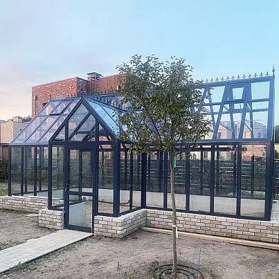 Теплица АЛЬФА  с тамбуром 4.0