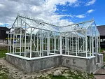 Теплица Botanik T Maximum с тамбуром и комплектом купейных дверей Ботаник