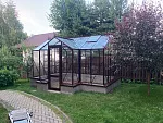 Теплица Botanik T Standard с минитамбуром и комплектом купейных дверей Ботаник