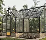 Теплица Botanik T Style 45 Standard с тамбуром Mini с комплектом купейной двери Ботаник
