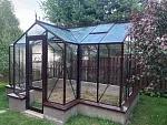 Теплица Botanik T Standard с минитамбуром и комплектом купейных дверей Ботаник
