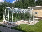 Теплица Botanik T Maximum с тамбуром и комплектом купейных дверей Ботаник