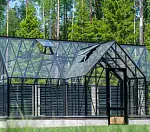 Теплица Botanik T Style 45 Maximum с тамбуром Standard комплектом купейных дверей Ботаник