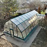 Теплица Тайга сотовый поликарбонат 4 мм, 6 мм